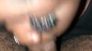 19 yo bbw delivers sloppy nasty head on monster cock