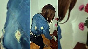 daring brunette skips condom for motel pussy pounding risk