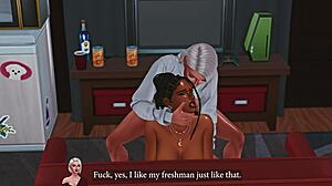 Hot Buff Futa Shemale Dick Down Freshman Roommate Sims 4