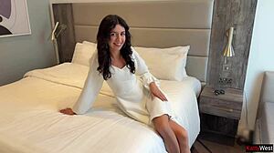 Skinny Brunette Stranger Agrees Public Cumwalk Doggystyle Facial for New iPhone?