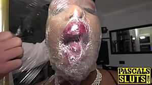 How Much Rough Can This Submissive Ebony Babe Take in Every Hole?!