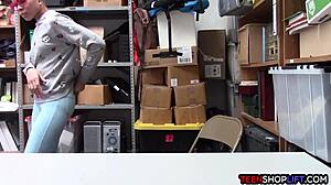 Security Busts Black Teen Thief Camel Toe