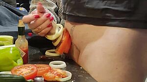 Extreme Dick Torment and Urethral Play in Kitchen!