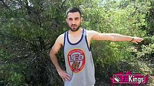 Young Spanish Black Babe Bangs Huge Cock Outdoor In Public Doggystyle Cowgirl On Date!