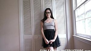 Eat your cum now, you little pervert... follow my cei instructions!