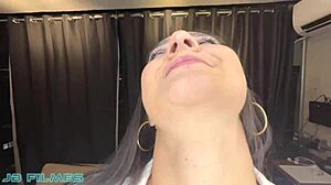 Skinny Latina Ass Fisted to Squirting Orgasm Interracial 1on1