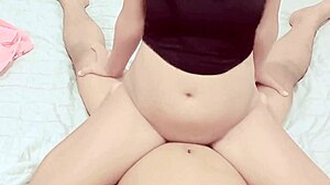 i'm that sexy blonde fucking old man with my cute small tits bouncing