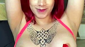 Kaeelen Garcia, innocent redhead slave, bends over for Brian Evansx's rough doggystyle pounding