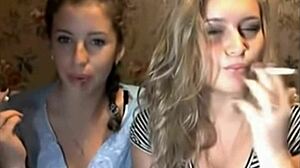 girls cam smoking cigs looking hot 😏🔥
