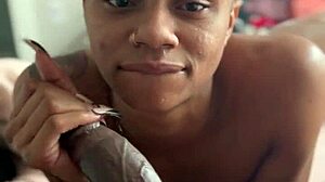 How Does This Ghetto Ebony Deepthroat BBC Until Explosive Nut Bust?