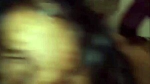 Girlfriend sucks my cock while watching our homemade porn till explosive cumshot pov