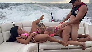 hey kali roses and brandyslic is this yacht fuckfest with teddy tarantino's monster cock too wild or what