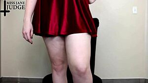 i'm punishin' this stupid horny heel slut in da garage with my feet domination...