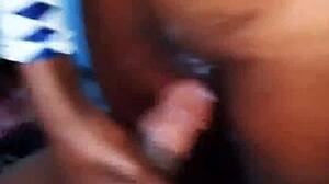 sexyrita bathes her big black cock milf body backstage, masturbates juicy pussy, and takes doggy from bony dick in homemade compilation