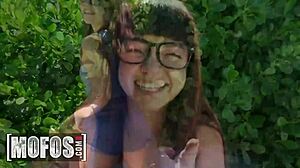 Mochi Mona's Naughty Outdoor Fuck with Jmac's Monster Cock and Bubble Butt Action