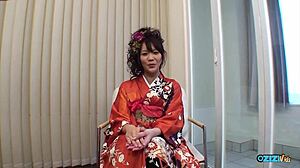 that lovely asian geisha babe lifts her skirt flashing wet cunt before fingering orgasm in pov casting