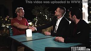 Two Guys Pound Bully's Petite Blonde Stepdaughter in Revenge Double Fuck