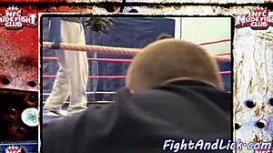 hey ladies wrestle those big tits out in this wild european catfight