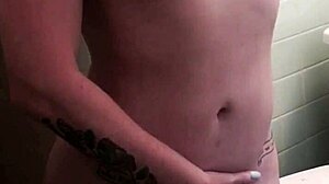 brunette's teasing striptease turns into ripped clothes sex