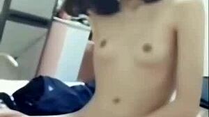 Young Amateur Interracial Pool Pounding Ends in Creampie