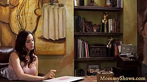 gorgeous milf scissoring her adorable stepteen, isn't that hot?