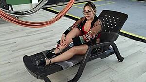 Shy Latina Juliana Rose Gets Horny from Sunscreen on Ass then Big Cock Ride