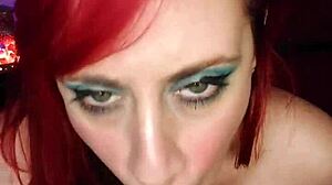 Excited Argentinian redhead gives you joyful jerk off instructions to cum like a champion