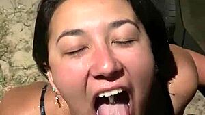 Bailey Wilder the nasty piss drinking slave whore gulps golden shower!