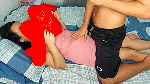 her first amateur porno captures sensual wife riding big cock passionately