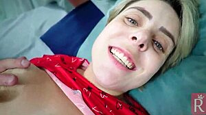 pov: my husband brings friend to rip clothes fuck me raw creampie