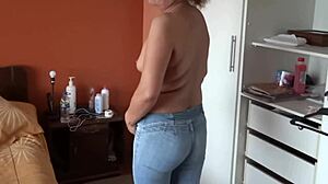 58-YEAR-OLD LATINA MOM CRAVES STEPSON'S HUGE COCK AFTER MAID TEASE?