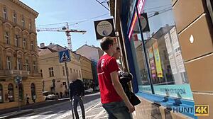 Vacation dreams turn into bent over doggystyle cash sex with skinny teen czech babe?