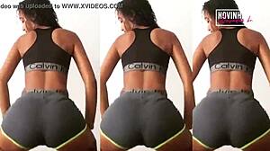 Brazilian teen sluts twerk big asses in lingerie compilation