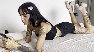 Black maid bareback sucks big monster cock before face sitting orgasm on rich teen