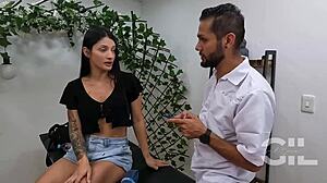 Salome Gil Begs Masseuse for Massive Cock Happy Ending!
