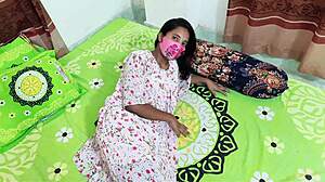 desi stepdaughter sneaks bedroom fuck with daddy in homemade video