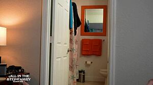 stepmom's bikini on vacation got me so horny she jerked my monster cock till i came hard... oh man her tan lines