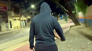 wife almost fucks on bike path while cuckold watches in heat! can he handle it?