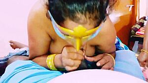 indian auntie wife suck cock with dirty telugu talk
