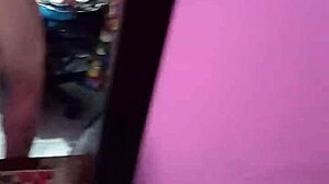 Hormone-Fueled Natural Ladyboy Eroticism Blooms in Tight Pink Shirt
