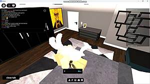 Gringa Prostitute Begs for Condomless Monster Cock in Roblox Condo