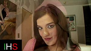 Cute Brunette Overwhelmed by Huge Black Cock Passion