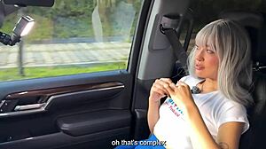 Hot latina aradiahellx bends over in public car for hardcore pounding and multiple orgasms