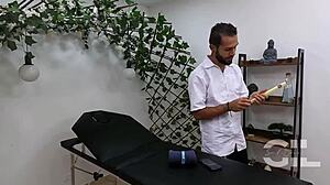 Salome Gil Begs Masseuse for Massive Cock Happy Ending!
