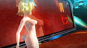 kagamine rin's nude bunny ass and tits in alien mod monster fuck