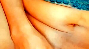 Petite shemale in cage gets bound anal fucked to screaming orgasm