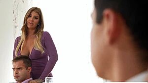 i crave those big tits milf stepmoms in a foursome with hunk teens