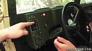 petite teen endures massive army gangbang with deep anal pounding away from home