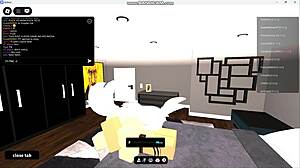 Gringa Prostitute Begs for Condomless Monster Cock in Roblox Condo