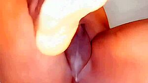 Petite shemale in cage gets bound anal fucked to screaming orgasm